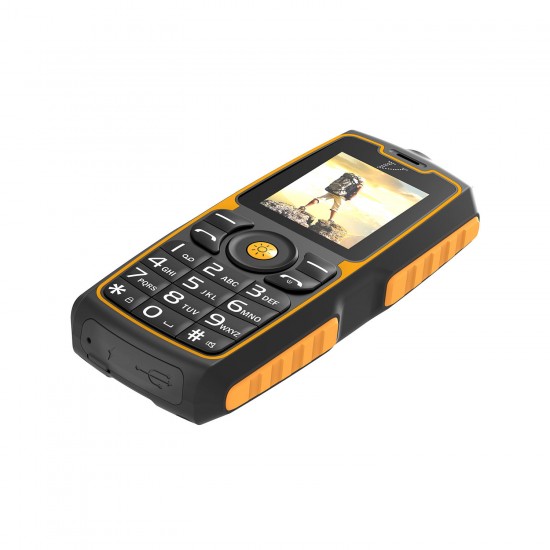 NO.1 A11 1.77 Inch 1300mAh IP67 OTG Flashlight FM Dual Sim Rugged Waterproof Outdoor Mobile Phone