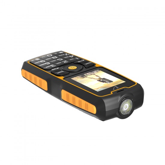 NO.1 A11 1.77 Inch 1300mAh IP67 OTG Flashlight FM Dual Sim Rugged Waterproof Outdoor Mobile Phone