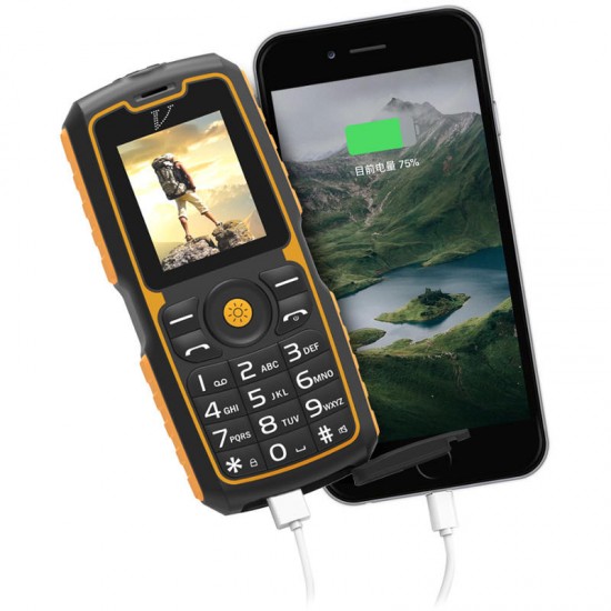 NO.1 A11 1.77 Inch 1300mAh IP67 OTG Flashlight FM Dual Sim Rugged Waterproof Outdoor Mobile Phone