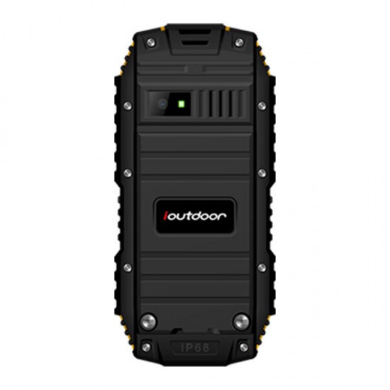 ioutdoor T1 IP68 Waterproof Level 2.4 Inch 2100mAh 2MP 128MB Flashlight FM Dual SIM Feature Phone