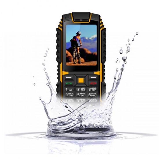 ioutdoor T1 IP68 Waterproof Level 2.4 Inch 2100mAh 2MP 128MB Flashlight FM Dual SIM Feature Phone