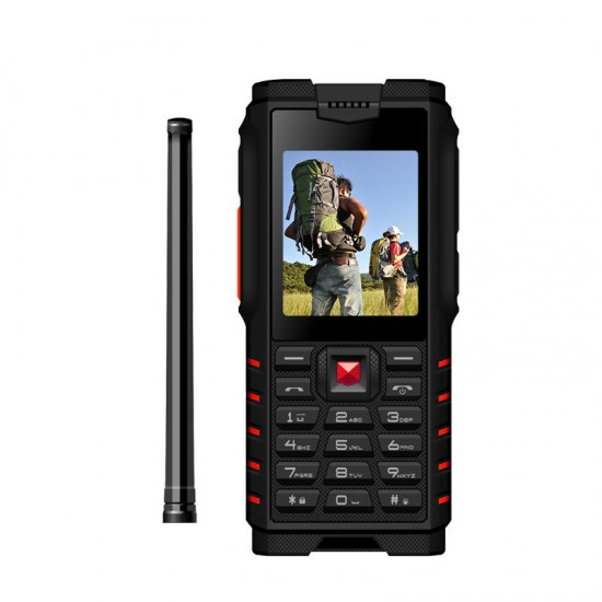 ioutdoor T2 IP68 Waterproof 2.4'' 4500mAh UHF Walkie Talkie Bluetooth Dual SIM Card Feature Phone