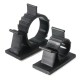 10PCS Black Adhesive Cord Wire Cable Clips Ties Organizers Wall Mounted Clamps