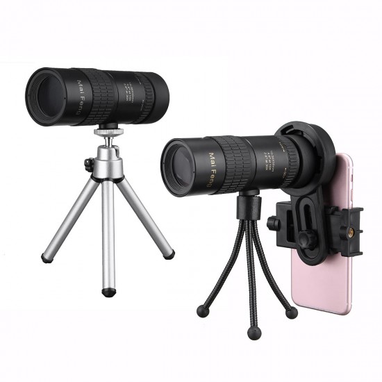 10-30x Telephoto Telescope Monocular Camera Lens+ Cell Phone Clip +Tripod Stand