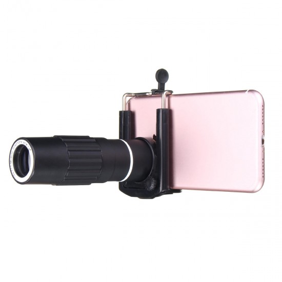 14X50 Zoom Optical HD Lens Telescope +Tripod+Clip For Mobile Phone