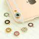 Crystal Back Camera Metal Lens Protective Ring Circle Cover For iPhone 6 Plus 6S Plus