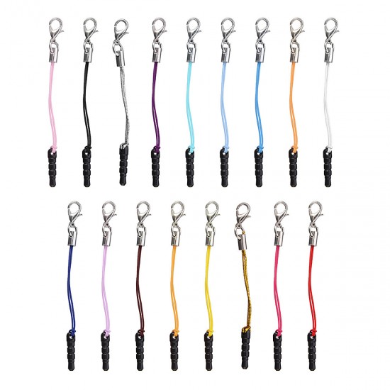 3.5mm Dust Plug Lanyard Clasp Earphone Jack Plug for iPhone Samsung Xiaomi 3.5mm Dust Plug Lanyard Clasp Earphone Jack Plug for iPhone Samsung Xiaomi