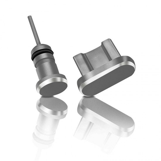 Aluminum Android Dust Plug Set Micro USB Port + Earphone Jack Plugs Sim Card Needle For Smartphone Aluminum Android Dust Plug Set Micro USB Port + Earphone Jack Plugs Sim Card Needle For Smartphone