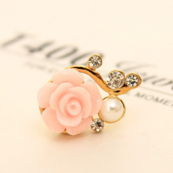 Earphone Port Metal Dust Plug 3.5mm Dustproof Resin Flower For Mobile Phone iPhone 6 Xiaomi Earphone Port Metal Dust Plug 3.5mm Dustproof Resin Flower For Mobile Phone iPhone 6 Xiaomi