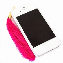 Fashionable Vintage Style Cotton Threads Made Tassels Plug 3.5mm Dust Plug For iPhone Samsung Xiaomi