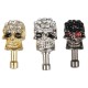 Halloween 3.5mm Diamond Skull Dust Plug Earphone Plug For Cell Phone