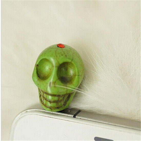 Halloween Gift Skull Dustproof Plug For Mobile Phone Halloween Gift Skull Dustproof Plug For Mobile Phone