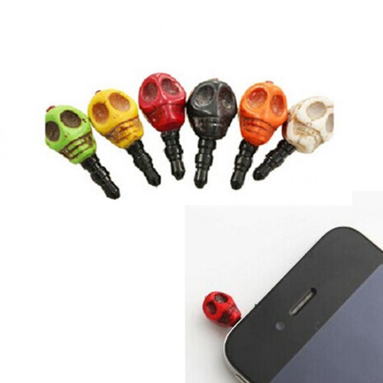 Halloween Gift Skull Dustproof Plug For Mobile Phone Halloween Gift Skull Dustproof Plug For Mobile Phone