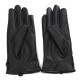 Women's Winter Warm PU Leather Click Touch Screen Magic Gloves