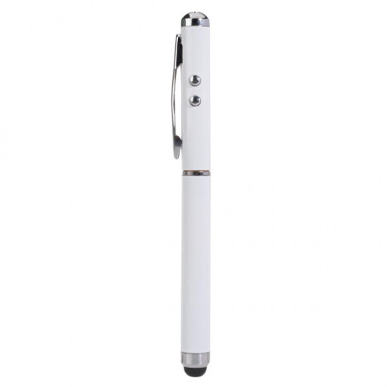 Laser Pointer LED Torch Touch Screen Stylus Ball Pen For Phones