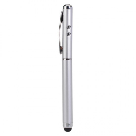 Laser Pointer LED Torch Touch Screen Stylus Ball Pen For Phones