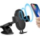 10W Fast Qi Wireless Charge Adjustable Windshield Dashboard Holder Car Mount for Mobile Phone 10W Fast Qi Wireless Charge Adjustable Windshield Dashboard Holder Car Mount for Mobile Phone