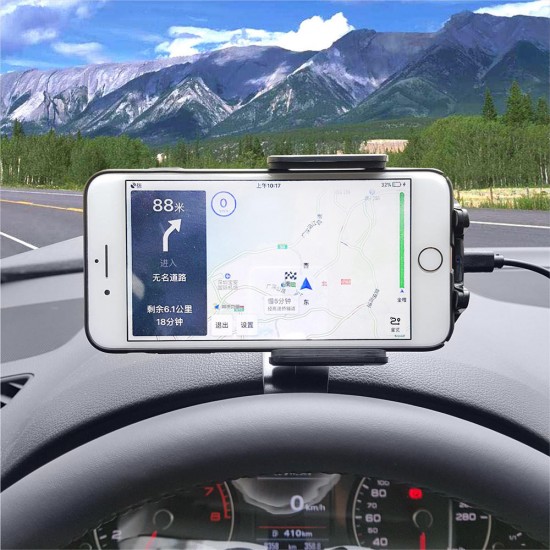 10W Qi Wireless Fast Charge 360 Degree Rotation Car Dashboard Phone Holder for iPhone 8 X Xs S8 S9 10W Qi Wireless Fast Charge 360 Degree Rotation Car Dashboard Phone Holder for iPhone 8 X Xs S8 S9