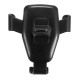 10W Qi Wireless Fast Charge Gravity Linkage Auto Lock Car Air Vent Holder Mount for iPhone Mobile Phone