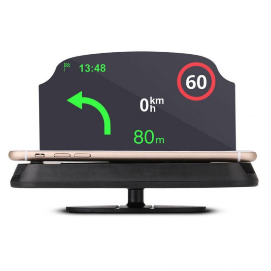 2 in 1 HUD Head Up Display Navigation Car GPS Phone Mount Bracket Holder for iPhone Samsung Xiaomi 2 in 1 HUD Head Up Display Navigation Car GPS Phone Mount Bracket Holder for iPhone Samsung Xiaomi