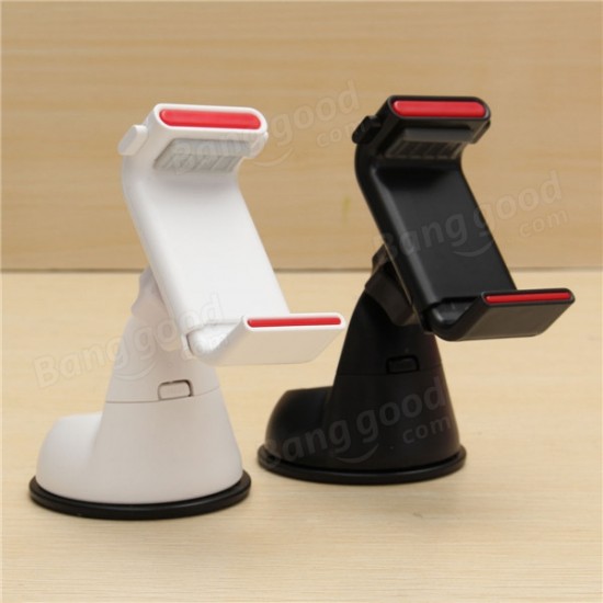 3 in 1 Clip-on Strong Sucker Car Wind Shield Dashboard Phone Holder Stand for iPhone 8 X Cell Phone