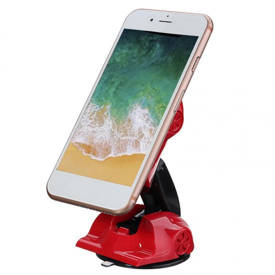 360 Degree Rotation Foldable Car Sucker Dashboard Holder Magnetic Phone Stand for iPhone Samsung