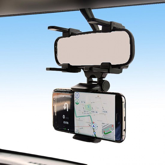Bakeey™ Upgraded 360 Degree Rotation Fixed Rearview Mirror Car Mount Holder for Mobile Phone Bakeey™ Upgraded 360 Degree Rotation Fixed Rearview Mirror Car Mount Holder for Mobile Phone