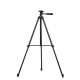 1.3m 3 Sections Aluminum Alloy Tripod Phone Holder With Phone Clip For iPhone Samsung Huawei Xiaomi