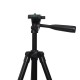 1.3m 3 Sections Aluminum Alloy Tripod Phone Holder With Phone Clip For iPhone Samsung Huawei Xiaomi