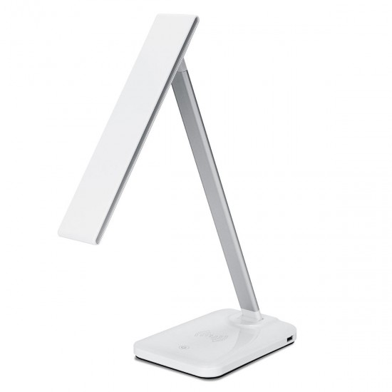 2 In 1 Qi Wireless Charger Fast Charging Pad+Desk Foldable LED Lamp For iPhone Samsung Huawei Xiaomi Qi-enabled Devices