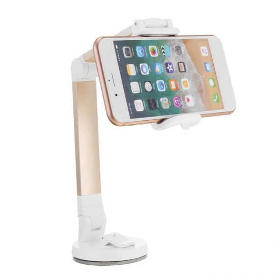 360 Degree Rotation Foldable Lazy Holder Car Suction Cup Mount Phone Stand for iPhone X 8 Samsung S8
