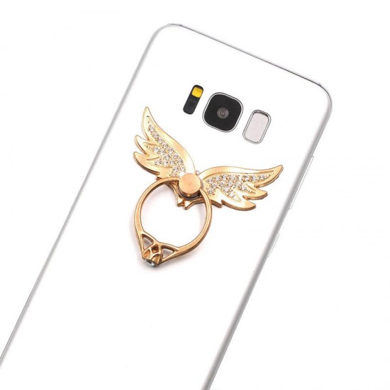 Bakeey Bling Bling Wing 360 Degree Rotation Finger Ring Holder Desktop Kickstand for iPhone Xiaomi