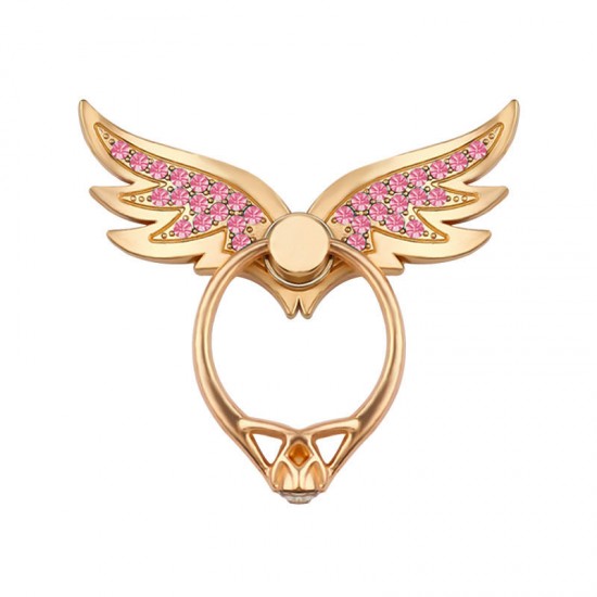 Bakeey Bling Bling Wing 360 Degree Rotation Finger Ring Holder Desktop Kickstand for iPhone Xiaomi