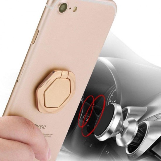 Bakeey Metal Fidget Spinner 360 Degree Rotation Desktop Phone Holder Finger Ring Stand for Xiaomi