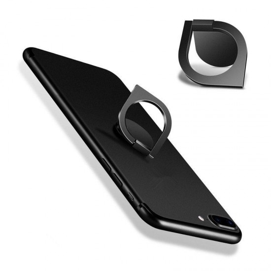 Bakeey Metal Strong Adsorption Desktop Phone Holder Finger Ring Stand for iPhone 8 X Xiaomi