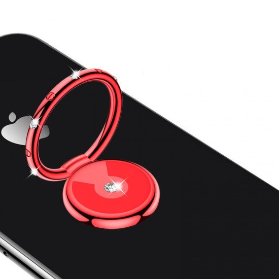 USAMS Bling 360 Degree Rotation Finger Ring Holder Desktop Stand for iPhone 8 X Xiaomi Mobile Phone USAMS Bling 360 Degree Rotation Finger Ring Holder Desktop Stand for iPhone 8 X Xiaomi Mobile Phone