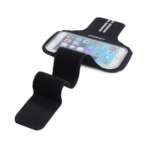 Haissky HSK-64 Outdoor Running Waterproof Touch Control Armband Arm Bag for iPhone 6s Mobile Phone