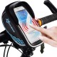 Original RockBros Universal Bike Bag Touch Screen Cycling Handlebar Bag For iPhone 6/6s Plus Samsung