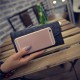 16 Card Slot Three-folded External Card Bag PU Leather Phone Wallet For Phone Under 5.5-inch