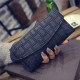 16 Card Slot Three-folded External Card Bag PU Leather Phone Wallet For Phone Under 5.5-inch