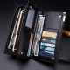 Baellerry Men Multi-function PU Leather Wallet Case Phone Bag Bifold Card Holder Handbag