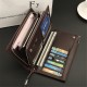 Baellerry Men PU Leather Clutches Bag Handbag Card Holder Wallet  Business Long Wallet for iPhone Sa