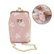 Elegant Lace Bowknot Messenger Bag Clasp Purse Phone Wallet For Phone Under 5.5 Inches