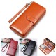 Floveme Fashion Woman PU Zipper Wallet Bag Multifunctional Purse for Samsung Xiaomi Mobile Phone