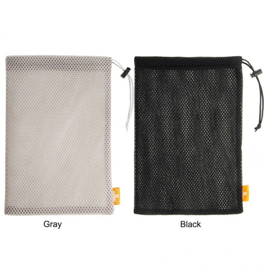 HAWEEL Nylon Mesh Drawstring Pouch Bag Phone Case Cover with Stay Cord for iPad Mini iPhone Samsung