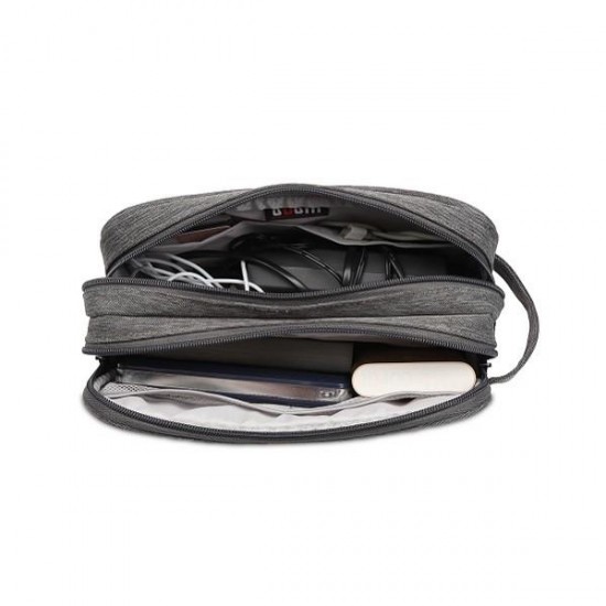 BUBM DLP-L Universal Double Layer Charger Carry Case Electronics Accessories Travel Organizer Bag