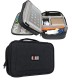 BUBM DPS-S Double Layer Electronics Accessories Cable Organizer Data Cable Storage Bag Carry Case