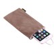 HAWEEL Universal 5.5 Inch Phone Power Bank Electronic Storag Velvet Bundle Pocket Flannel Bag