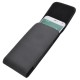 Black Universal PU Leather Magnetic Wallet Waist Bag With Clip For Phone From 5.7 to 6.3 Inch