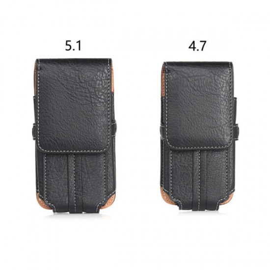 ENKAY Waist Bag PU Stone Texture Leather Phone Bag Wallet Case for iPhone Samsung Xiaomi Sony